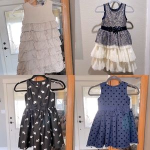 4 Adorable Girls Dresses (Gymboree/Gap/Carter’s)